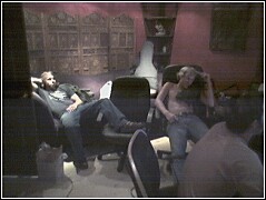 Alex and Andy doing some editing.